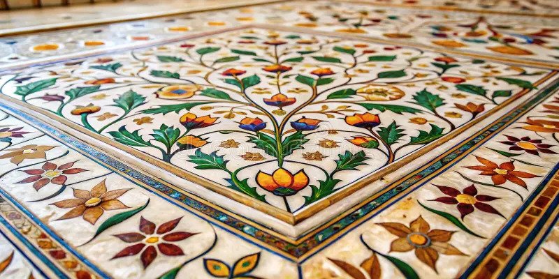 Marble Inlay Taj Mahal